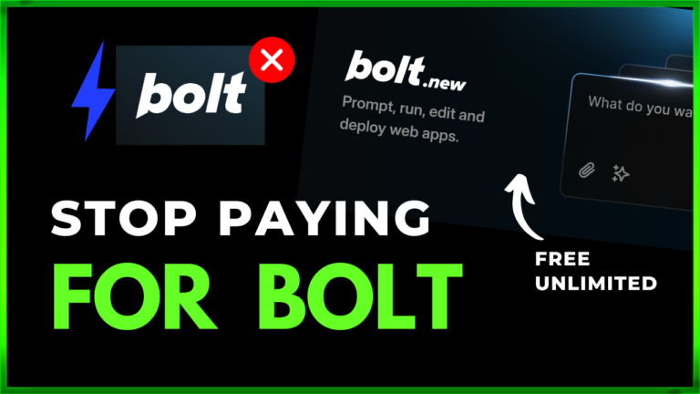 bolt new for free run locally step by step guide